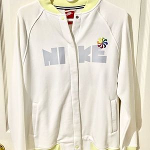 Nike Multi-Colored Button-Up Jacket